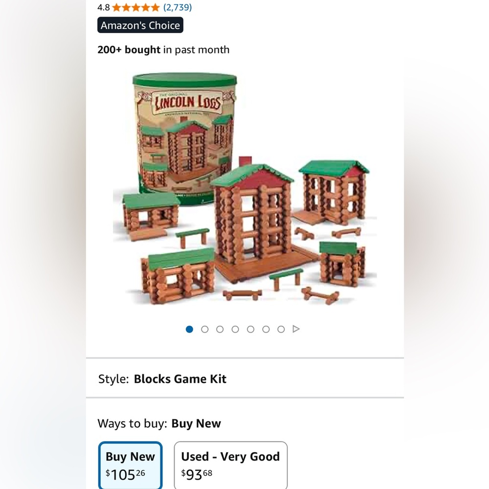 Brown and Green Building Blocks Set for Creative Play *SOLD*